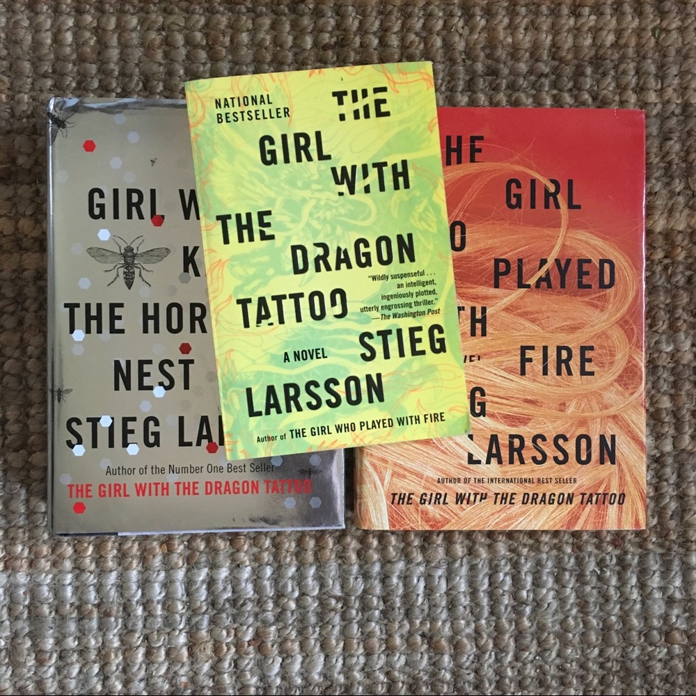 Steig Larsson book trilogy.